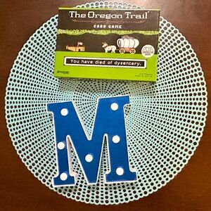 The Oregon Trail Card Game - By Pressman, Open Box; All pieces complete.